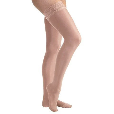 JOBST® UltraSheer Women's Thigh High 20-30 mmHg w/ Lace Silicone Top Band - Image 3