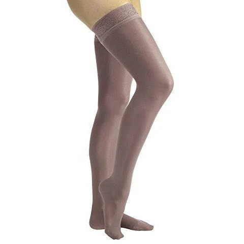 JOBST® UltraSheer Women's Thigh High 30-40 mmHg w/ Lace Silicone Top Band - Image 3